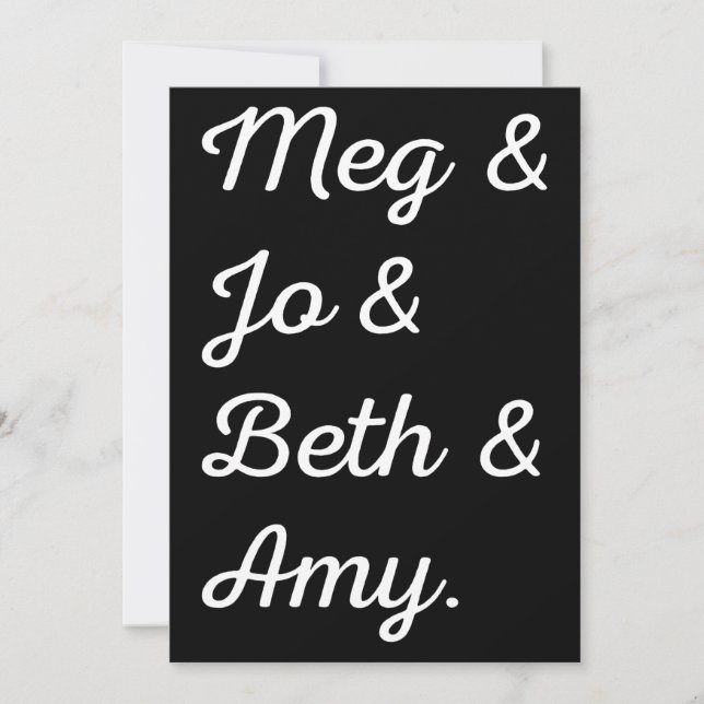 リトル·ウーマン·キャラクターII (正面)