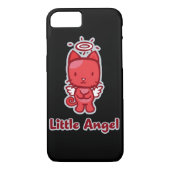 リトル・エンジェル…リトル・デビルキティ猫マンガ Case-Mate iPhoneケース (裏面)
