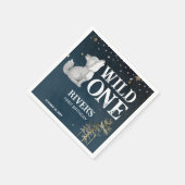 リトル・オオカミをテーマにした誕生日パーティー野生のパーティー スタンダードカクテルナプキン (角)