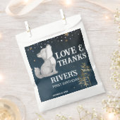 リトル・オオカミをテーマにした誕生日パーティー野生のパーティー フェイバーバッグ (クリップ留めされた状態)