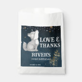 リトル・オオカミをテーマにした誕生日パーティー野生のパーティー フェイバーバッグ (正面)