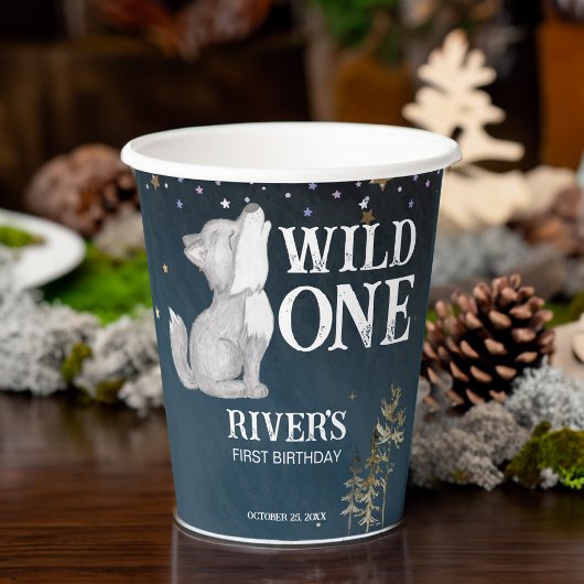 リトル・オオカミをテーマにした誕生日パーティー野生のパーティー 紙コップ