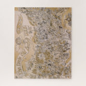 リトル·オールド·レディー·アメリカマップ（カートーン） ジグソーパズル (縦)