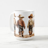 リトル・カウハンド セラミックマグ コーヒーマグカップ (正面左)