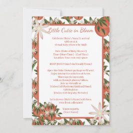 リトル・カティー クレメンタイン ベイビーシャワー バイ ディスタンス 招待状