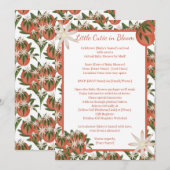 リトル・カティー クレメンタイン ベイビーシャワー バイ ディスタンス 招待状 (正面/裏面)