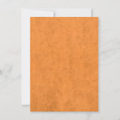 リトル・カボチャが1回転している |誕生日パーティー 招待状 (裏面)