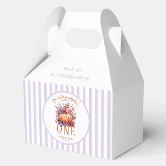 リトル・カボチャが1歳の誕生日を迎える フェイバーボックス (正面)