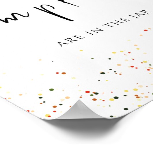 リトル・カボチャは何個のカボチャのポスターを推測する ポスター (角)