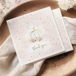 リトル・カボチャは赤ちゃんシャワーの途中にある スタンダードカクテルナプキン