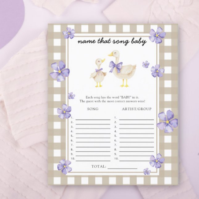 リトル・ガチョウ – 名前はベビー・ソング (クリエイターアップロード済み)