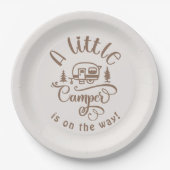 リトル・キャンパーはミニマリスト・ブラウンの途中にある ペーパープレート (正面)