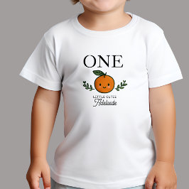 リトル・キューティーTシャツ 1歳の誕生日パーティー ベビーTシャツ