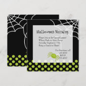 リトル・グリーン・スパイダー 招待状 (正面/裏面)