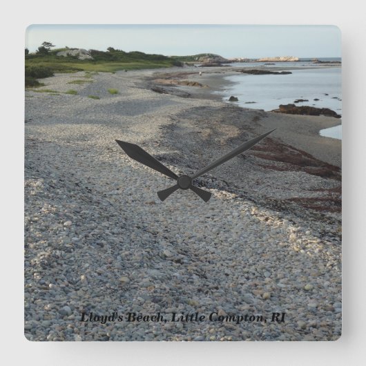 リトル・コンプトン・ロイドビーチ スクエア壁時計 (正面)