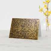 リトル・コーリー研究室イエローテストプリントB-Day カード (黄色い花)