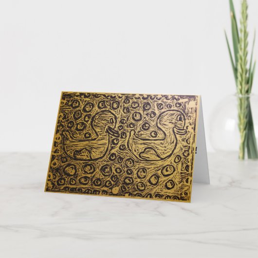 リトル・コーリー研究室イエローテストプリントB-Day カード (正面)