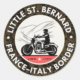 リトル・サン・ベルナルド峠 フランス イタリア アルプス バイク ラウンドシール