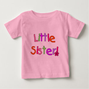 リトル・シスターTシャツとギフト ベビーTシャツ