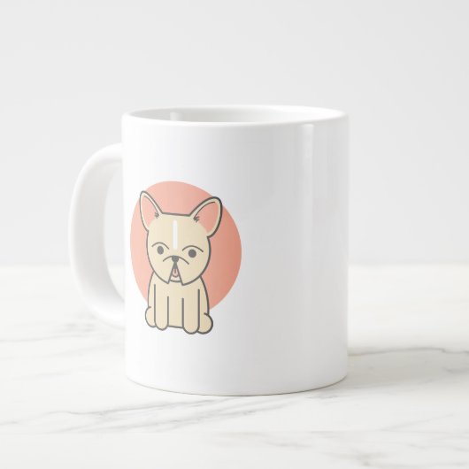 リトル·シュノートルズ、クリーム ジャンボコーヒーマグカップ (正面左)