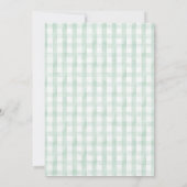 リトル シリー ゴース ジェンダーニュートラル ベビーシャワー 招待状 (裏面)