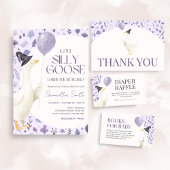 リトル シリー ゴース ベイビー シャワー 招待状