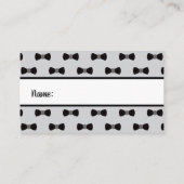 リトル・ジェントルマン おむつくじチケット、タキシード 名刺 (裏面)