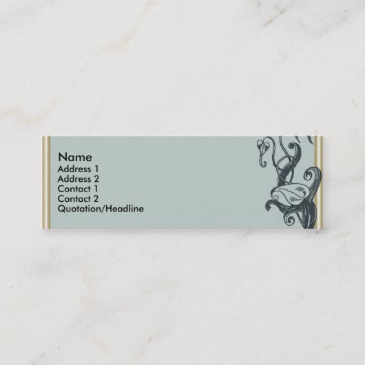 リトル·ジャック スキニー名刺 (正面)