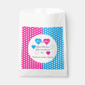 リトル・スイートハート バレンタインデーの性別発表 フェイバーバッグ (正面)