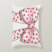 リトル スイートハート ボウ パーソナライズド アクセントクッション (正面(垂直))