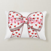 リトル スイートハート ボウ パーソナライズド アクセントクッション (裏面)