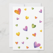 リトル・スウィートアーが3人の誕生日パーティーを開く 招待状 (裏面)