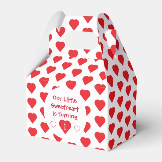 リトル・スウィートアート1歳の誕生日 フェイバーボックス (正面サイド)