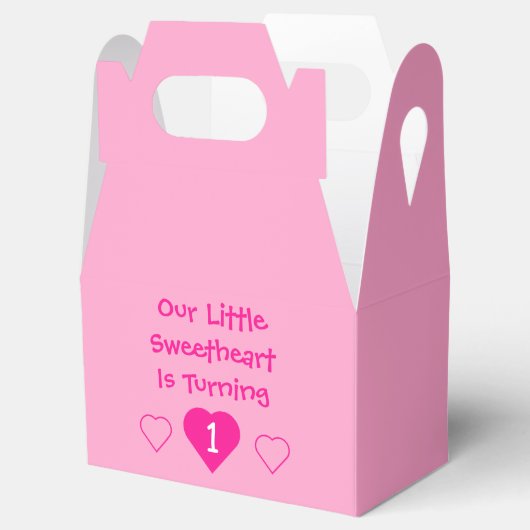 リトル・スウィートアート1歳の誕生日 フェイバーボックス (オープン)