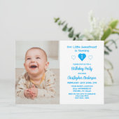 リトル・スウィートアート1歳の誕生日 招待状 (スタンド正面)