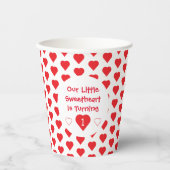 リトル・スウィートアート1歳の誕生日 紙コップ (正面)