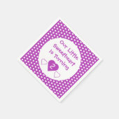 リトル・スウィートアート2回目の誕生日 スタンダードカクテルナプキン (角)