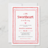 リトル・スウィートアールザウェイ・バレンタインベビー 招待状 (正面)