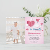 リトル・スウィート | フォトバースデーパーティー 招待状 (スタンド正面)