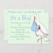 「リトル・ストーク」少年だ! 案内ポストカード (正面/裏面)