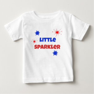 リトル·スパークラー7月4日花火大会 ベビーTシャツ