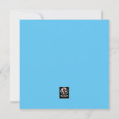 リトル・スラッガーの誕生の発表 招待状 (裏面)