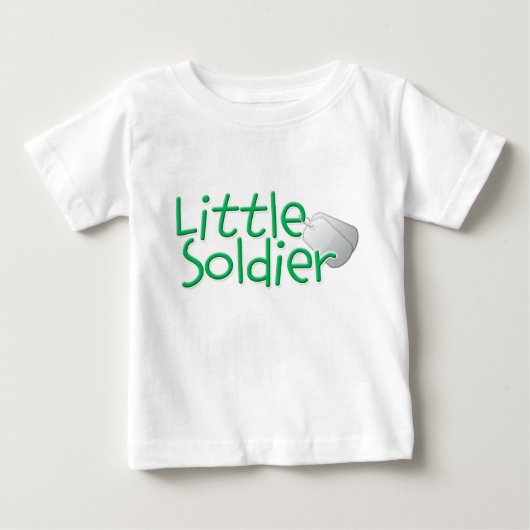 リトル・ソルジャー ベビーTシャツ (正面)