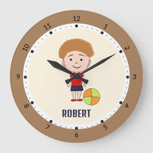 リトル・チャンピオン ラージ壁時計 (正面)