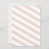 リトル·ディア·ファースト·バースデー·パーティーの招待 招待状 (裏面)