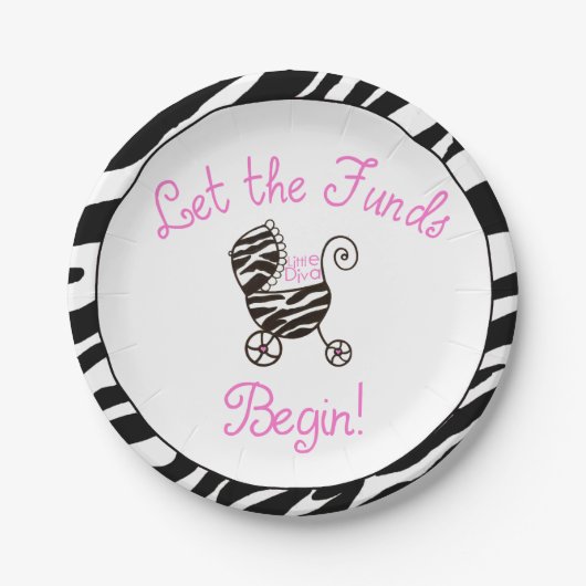 「リトル・ディヴァ」資金を投入しよう! ペーパープレート (正面)