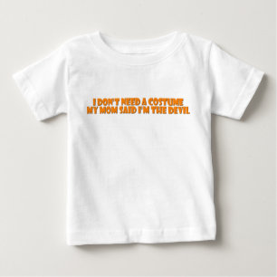 リトル·デビル-ハロウィンシャツ ベビーTシャツ
