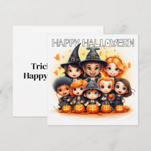 リトル・トリック・オア・トリーター ハッピーハロウィン カード