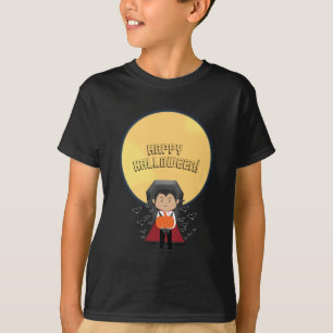 リトル・ドラキュラ ハロウィーン ヴァンパイア & ムーン カスタム Tシャツ