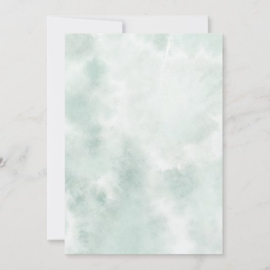 リトル・ドラゴンが赤ちゃんシャワーをハッチしようとしている 招待状 (裏面)